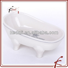 high quality ceramic decal bathtub soap dish